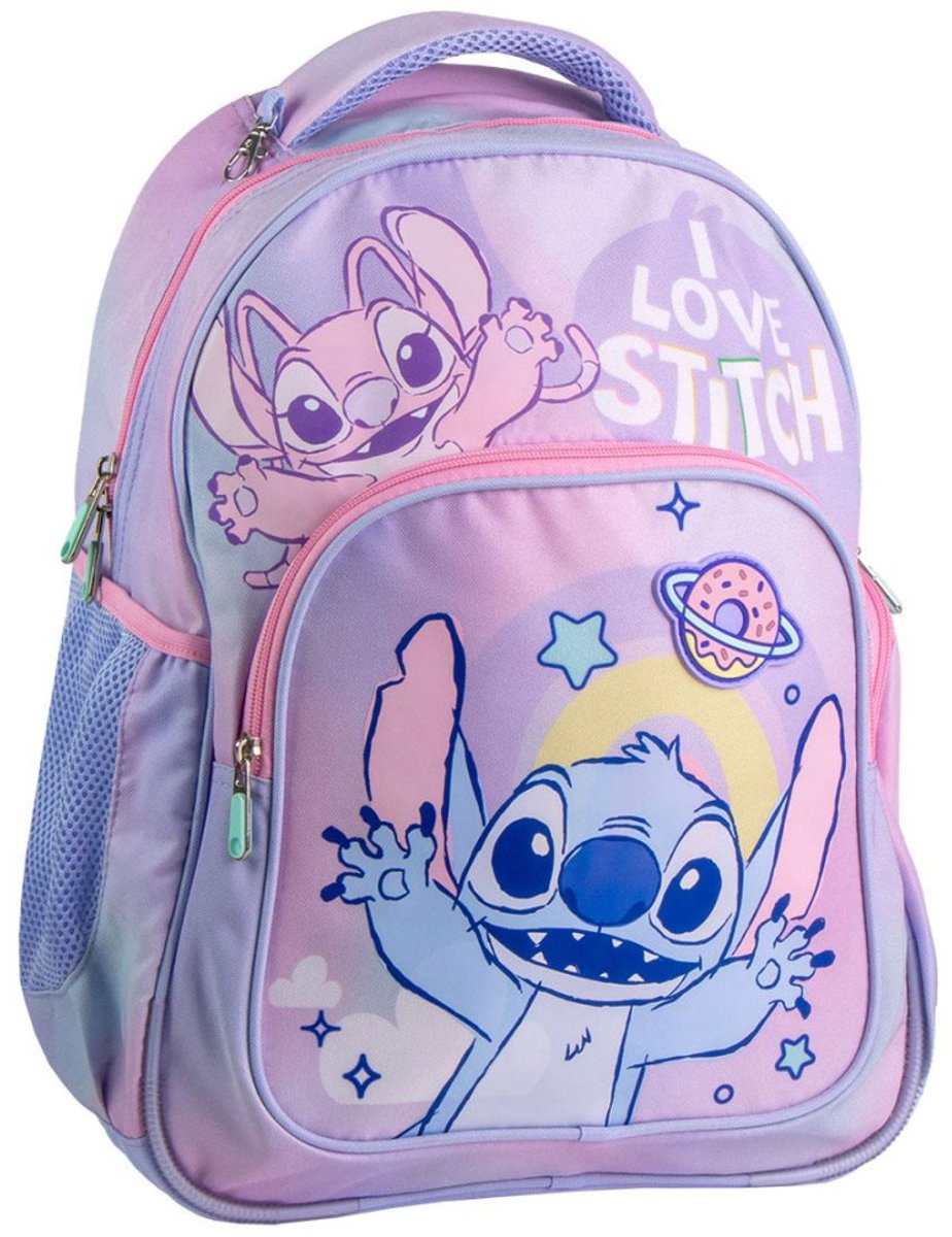 Stitch Rugzak Meisjes - I Love Stitch Schooltas Kind - 44 cm - afbeelding 1