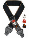 Finesse Gitaarband met Plectrumhouders - Verstelbaar - Katoen - Akoestische & Elektrische Gitaar - Gitaarriem - Gitaar Strap - Guitar Strap - afbeelding 1