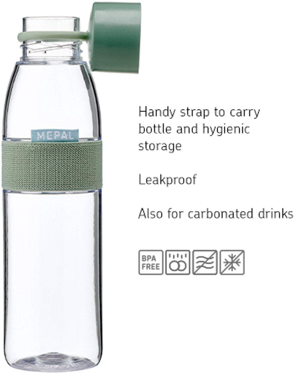 Mepal Waterfles Ellipse - 500 ml - Drinkfles - afbeelding 2