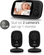 LUVION® Platinum 3+ Black - Babyfoon met Camera - Uitbreidbaar tot 2 Baby Camera's - Premium Baby Monitor - afbeelding 4