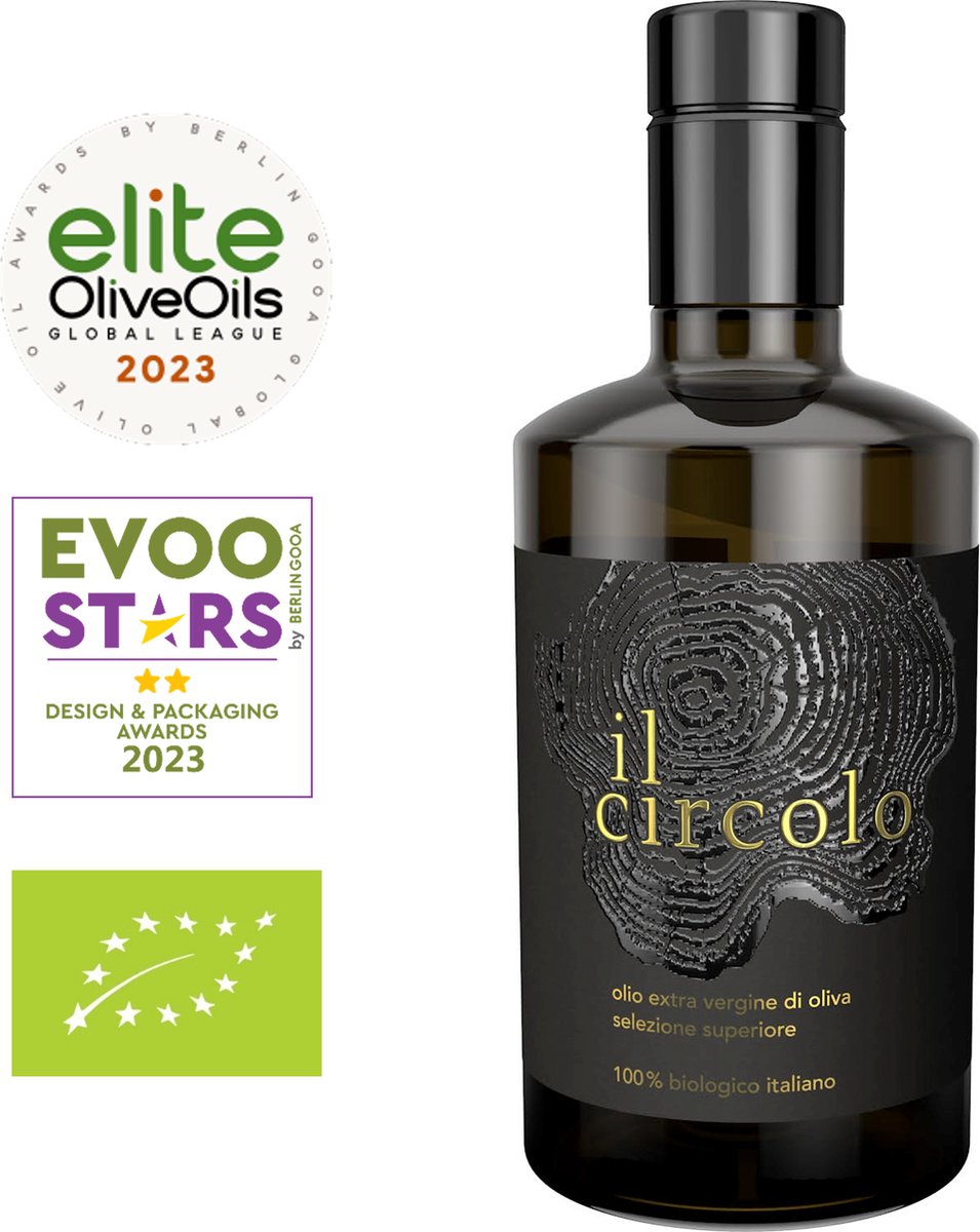 Premium Biologische Extra Vierge Olijfolie - 500 ml - afbeelding 1
