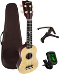 Finesse Ukelele - Starterset - 21" - Ukulele - Kind - Muziekinstrument - Houtkleurig - afbeelding 1