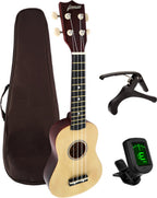 Finesse Ukelele - Starterset - 21" - Ukulele - Kind - Muziekinstrument - Houtkleurig - afbeelding 1