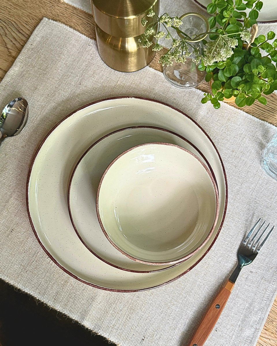 BAVARY 24-delig Beige Keramisch Servies - 6 persoons - afbeelding 4