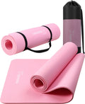 Hanamura Active Yoga Mat - Inclusief draagbare Opbergtas & strap - Fitnessmat van TPE Materiaal - 183x61 - afbeelding 1