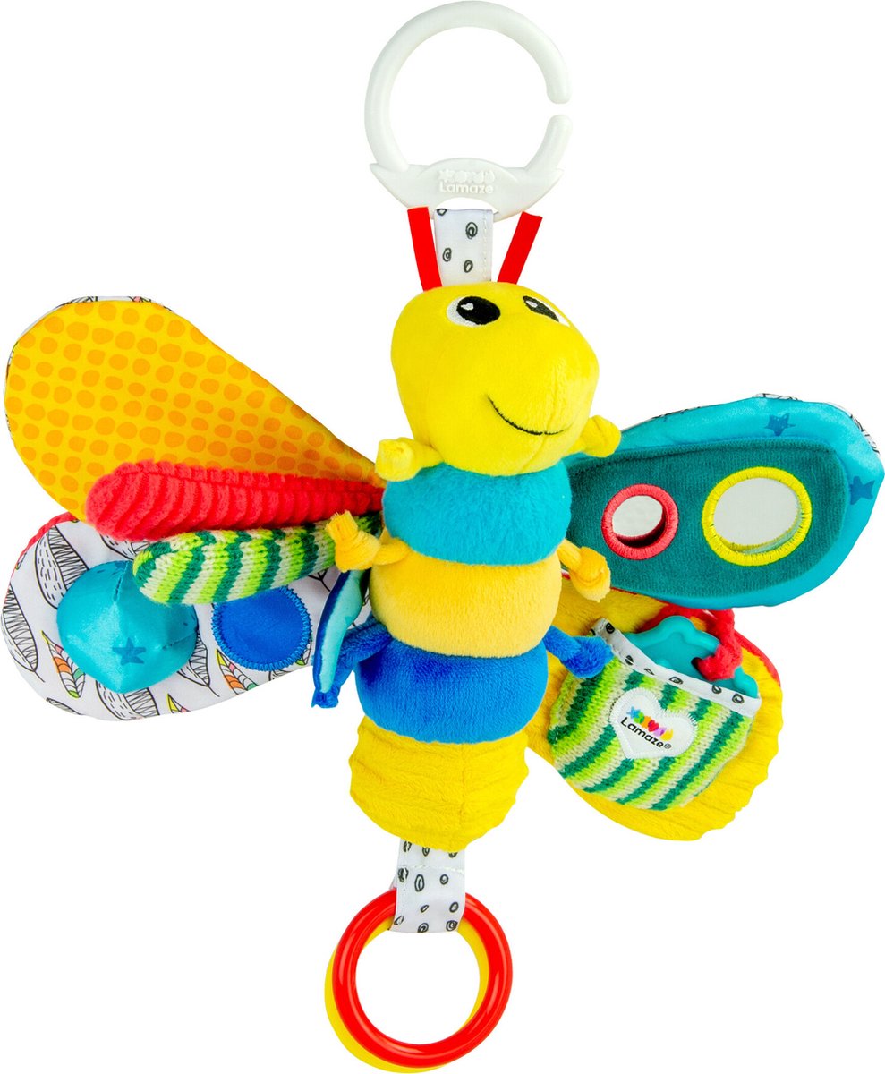 Lamaze Freddie De Vuurvlieg - Grijp- en bijtspeelgoed - Babyspeelgoed - Knuffel - Spelen en ontdekken - afbeelding 3