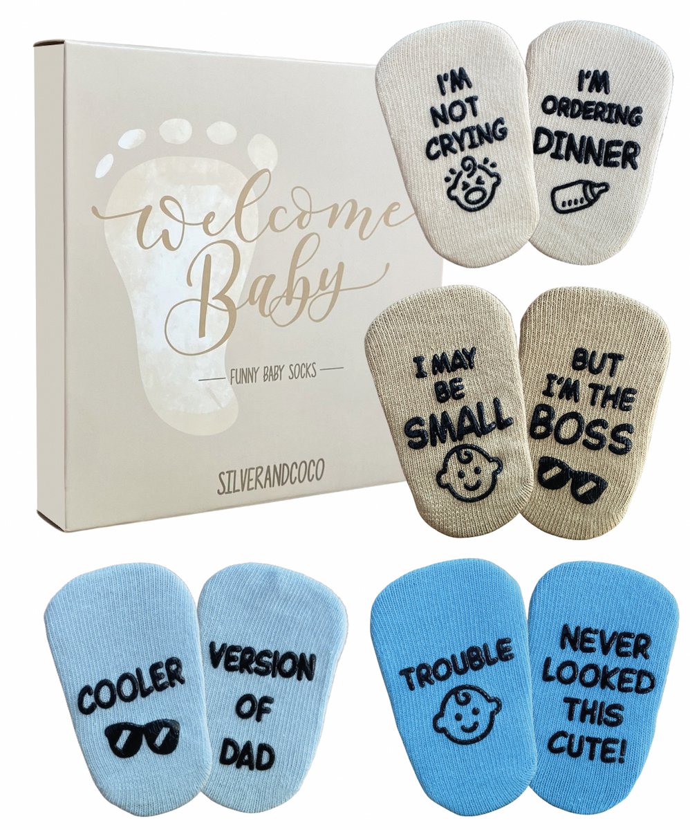 SilverandCoco Baby Sokjes Geschenkset - afbeelding 1